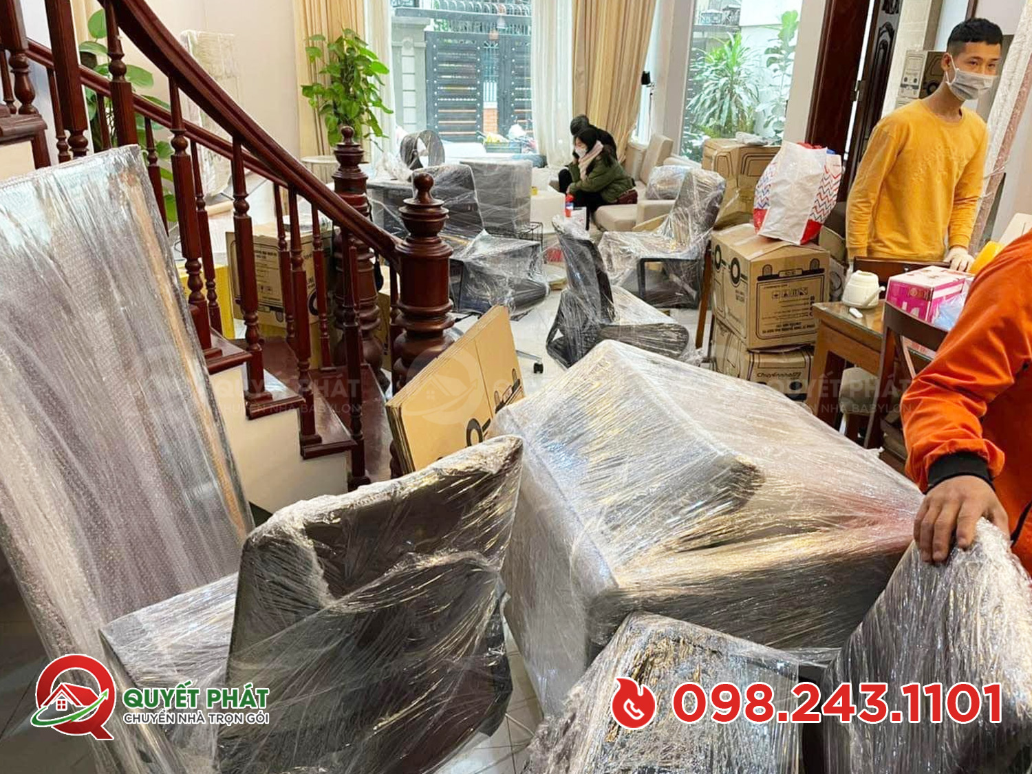 Báo giá chuyển nhà theo số lượng đồ đạc