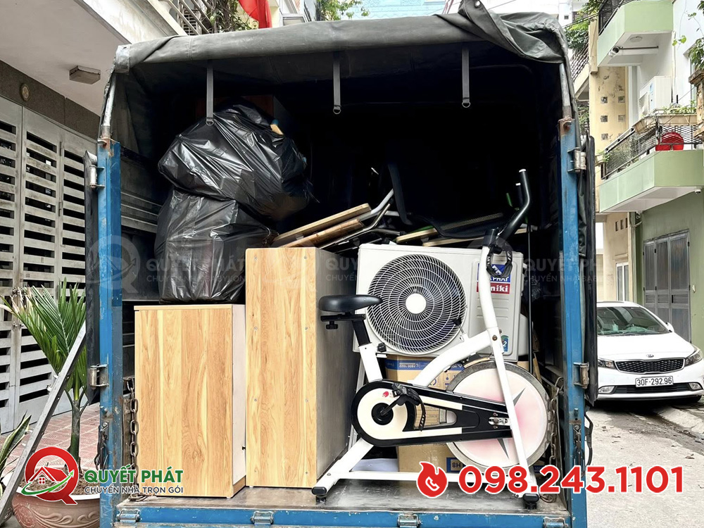 Dịch vụ vận chuyển đồ tại Hà Nội chuyên nghiệp bằng xe tải bạt